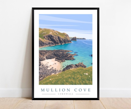 Mullion cove travel - mullion, poster