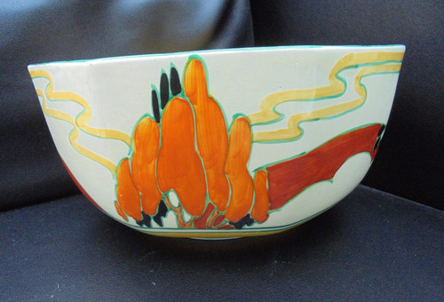 Clarice cliff octagonal bowl - clarice,