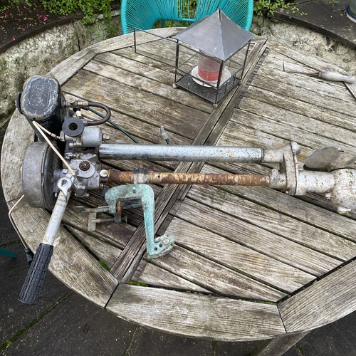 Vintage seagull outboard boat - seagull,