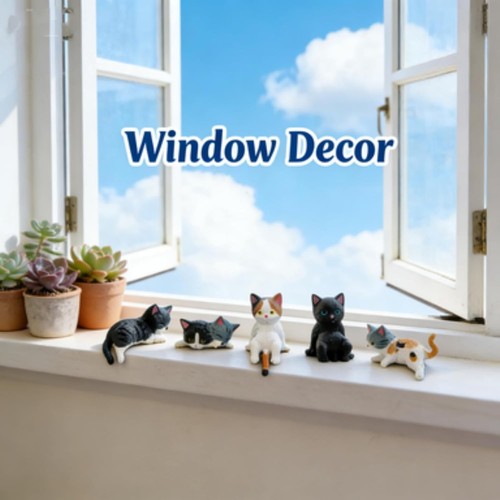 Hand painted mini cat desk - mini,