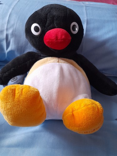 Vintage pingu plush - vintage, beanie