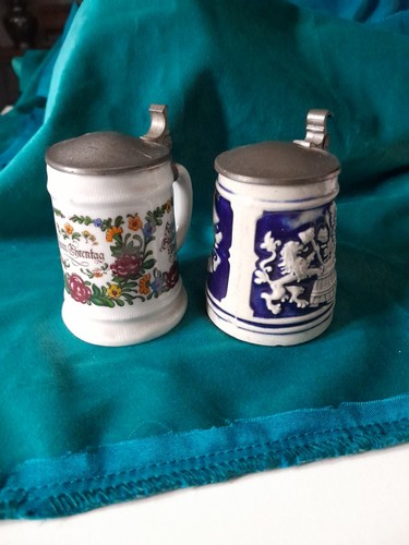 Miniture german beer steins - miniture,