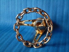 70S 80Sog' Chain Steering Wheel Vintage Kustom Lowriders Hodrod Mooneyes