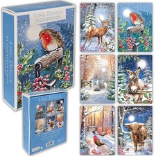 Winter Wildlife Box of 24