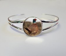 Pheasant On A Silver Plated