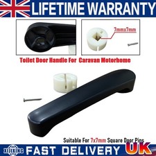 Toilet Door Handle Black-For
