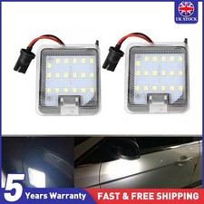 2x LED Side Mirror Under