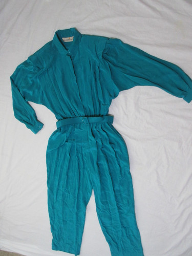 Vtg designer silk - retro, 1980's