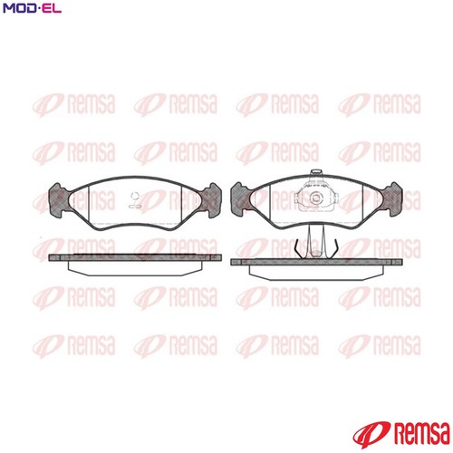 Brake pad set - disc,