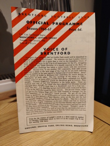 Brentford leyton orient 1966 - brentford,