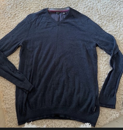 Men navy cotton - cotton, v-neck