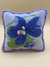 Small Needlepoint Iris