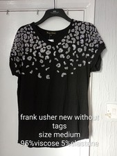 Ladies Top From Frank Usher  Size Medium  New Without Tags Condition Very Spakly