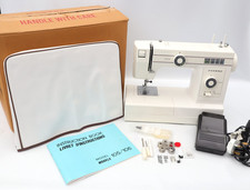 Janome 106 Sewing Machine - Stretch Stitches, Button Hole, with Accessories, VGC