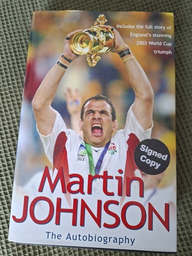 Signed martin johnson - martin, the