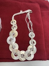 Vintage beaded albalone shell - vintage,