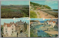 YORKSHIRE Multiview Postcard Posted 1976