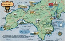 Cornwall maps card  J salmon