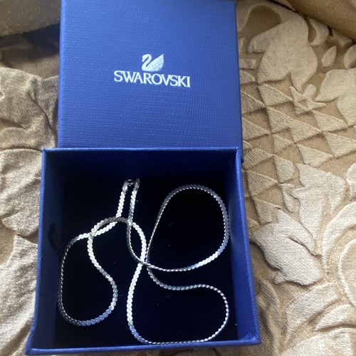 Swarovski silver tone - tone, crystal