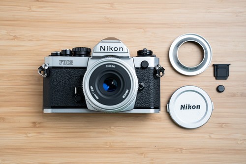 Nikon fm2n nikkor 45mm 8p - nikon,
