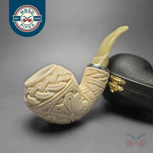 Mbsd meerschaum silver floral - mbsd,