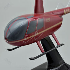 Robinson R44 Custom Desktop Mahogany Replica 17" Scale Model Helicopter