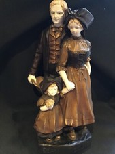 Large Antique French Chalkware