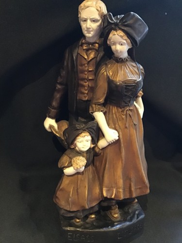Large antique french chalkware - antique,