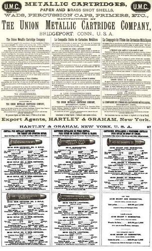 Umc 1888 ammunition catalog - ammunition,