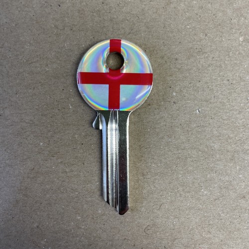 Uncut key with england - flag, 1a
