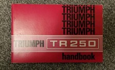 Triumph TR 250 original Owners