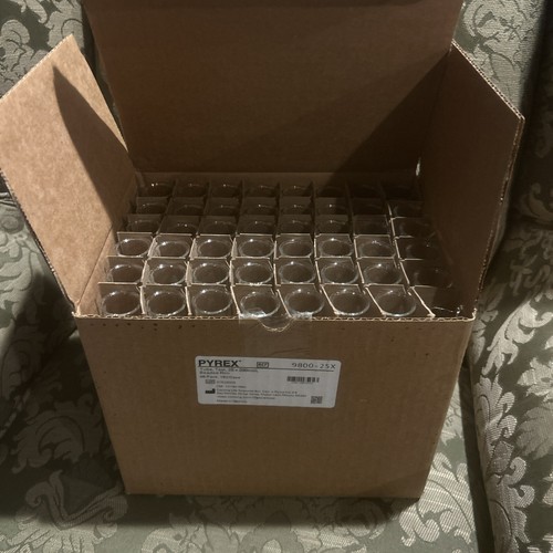 Pyrex 9800 25x glass test - glass,