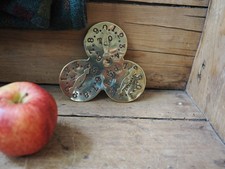 A Antique Brass Counter Marker