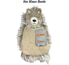 Hot Water Bottle with Cover 1L Cute Fur Soft Plush Animal Novelty Bottle