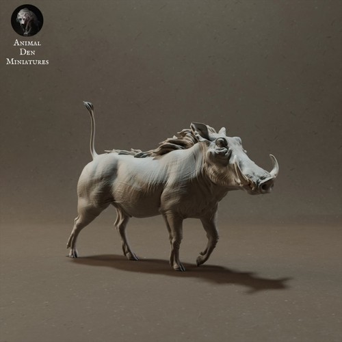 Common warthog 3d printed - common, |