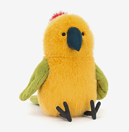 Jellycat yellow green parrot - jellycat,