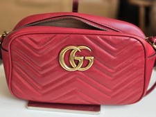 Gucci Red Leather Small