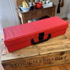 Vintage Red Audio Cassette