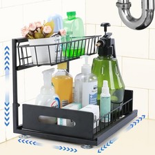 2 Tier Pull Out Under Bathroom
