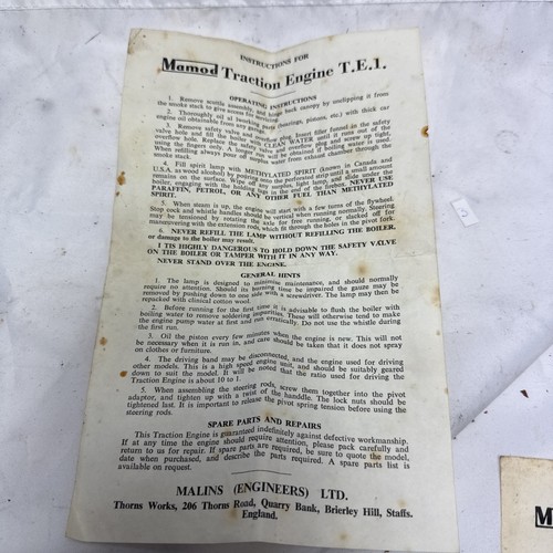 1960s mamod te1 traction - 1960s,