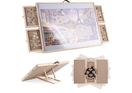 Jigsaw puzzle board folding - jigsaw,