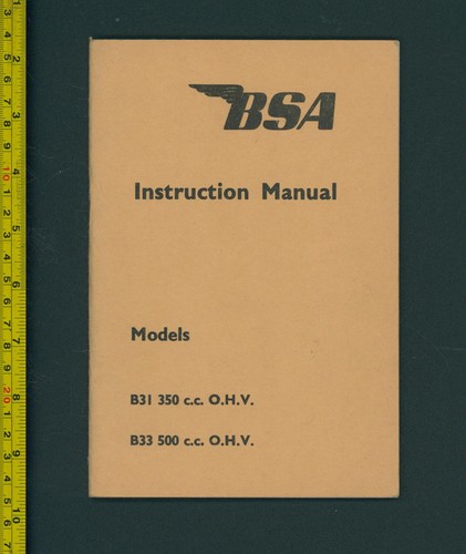 Bsa b31 b33 350 500 - 500, ohv