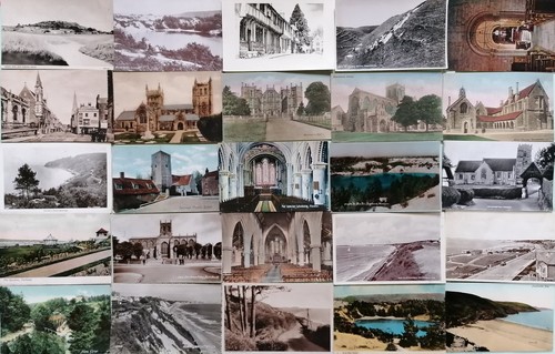Topographical postcards - postcards,