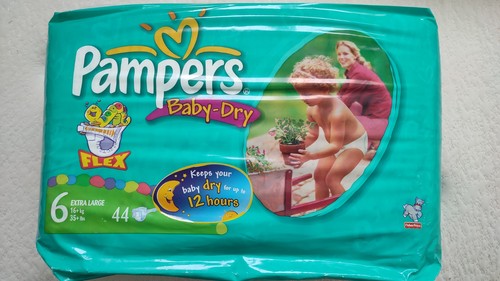 Vintage pampers baby dry old - dry,