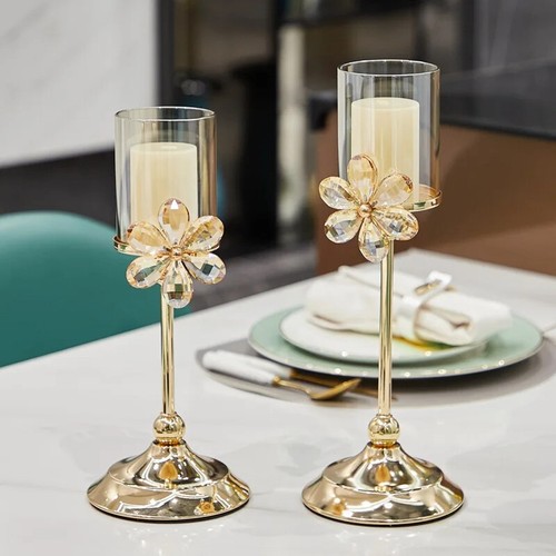 Set acrylic candle holder - set, 2