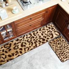 Animal Print Hallway Carpet Kitchen Non-Slip Floor Mat Bedroom Rug Door Runner