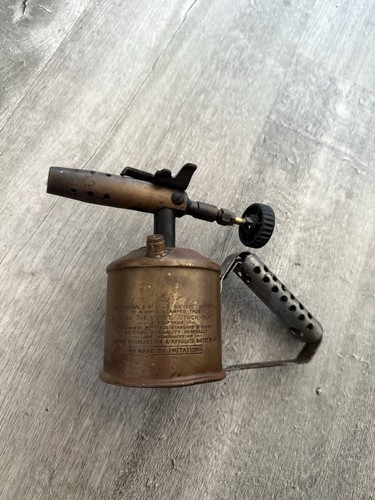 Vintage brass blowlamp sievert - vintage,