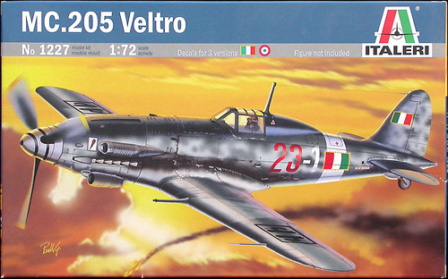 Italeri macchi mc 205 - 1:72, mc.205