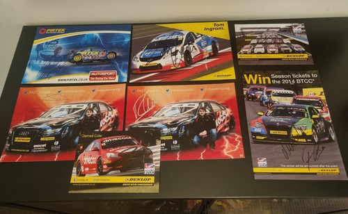 Btcc signed cards - btcc,