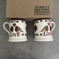 Emma Bridgewater Love Mugs (boxed Pair)